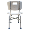 Silla banco con respaldo para bañarse o ducha para sobrepeso