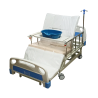 Cama de hospital eléctrica con cómodo, colchón, barandal, mesa
