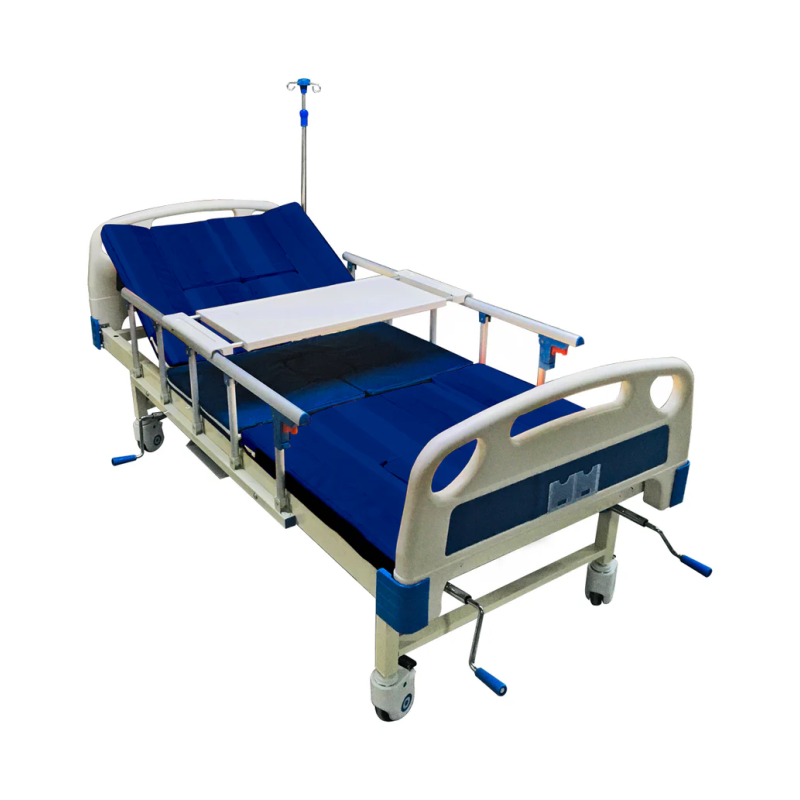Cama hospitalaria mecánica multifuncional con cómodo