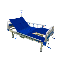 Cama hospitalaria mecánica multifuncional con cómodo