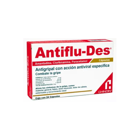 Antiflu-Des Antigripal 24 cápsulas