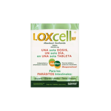 Loxcell NF Adultos 400/300 mg 1 Tableta