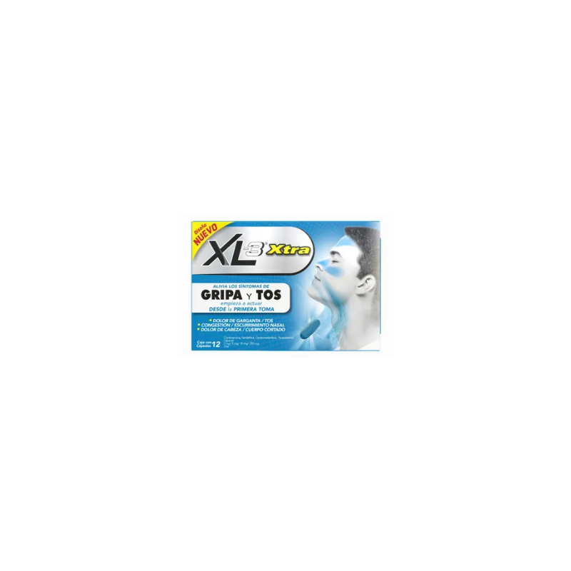 Xl-3 Xtra Antigripal 12 cápsulas