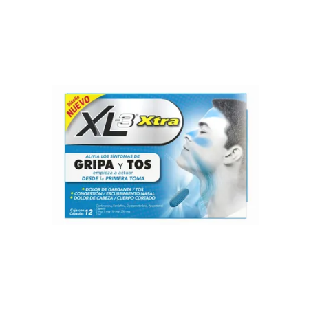 Xl-3 Xtra Antigripal 12 cápsulas